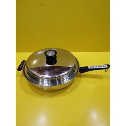 Chảo inox Mỹ (hàng nội địa Nhật), size 27cm, cao 6cm (mã 1051), Dùng được bếp từ