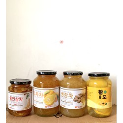 Mật Ong Chanh, Gừng - Đào Ngâm Hàn Quốc