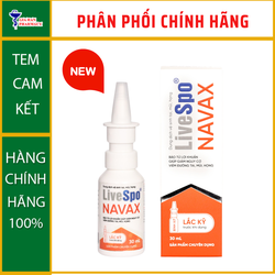 Xịt LiveSpo Navax chuyên dụng dành cho tai, mũi, họng - 30ml - Gia Hân