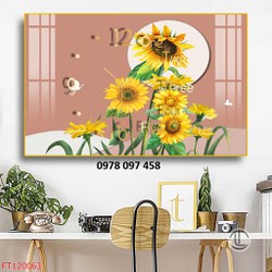 Gạch tranh họa tiết đồng hồ