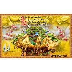 Tranh ngựa - mã đáo thành công