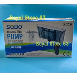 Sobo Wp 508h bơm lọc thác cho bể cá cảnh, thủy sinh (8w)