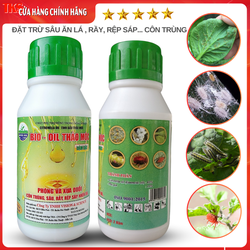 Chế Phẩm Trừ Sâu Côn Trùng Sinh Học Nhện Đỏ, Bọ Trĩ Rệp Sáp Sâu Ăn Lá Bio Tinh Dầu Thảo Mộc 100ml