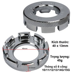 Cờ lê nan hoa cân vành xe đạp, xe máy 8 cổng