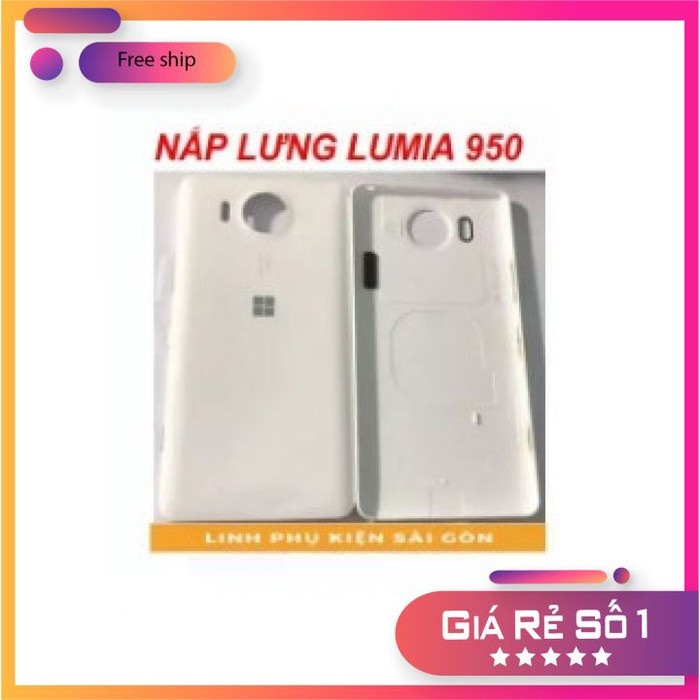 Hình ảnh VỎ SAU LUMIA 950 MÀU TRẮNG