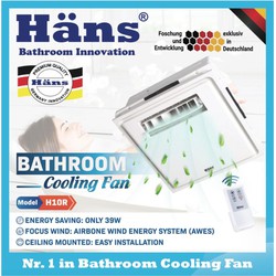 Quạt mát âm trần điều khiển từ xa Hans H10R