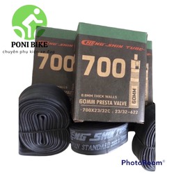 Ruột/Săm xe đạp ChengShin 700x23/32C Presta Valve