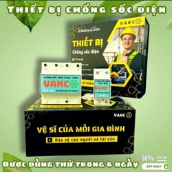 APTOMAT chống sốc điện cách ly VANCO. chống giật , chống chập cháy thiết bị cơ điện tử, chống