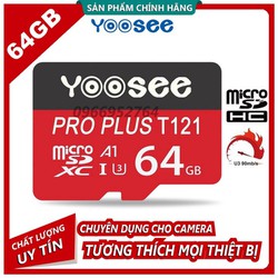 Thẻ nhớ 64gb Micro SDHC U3I Class10, tốc độ cao100mb/s - Tương thích mọi thiết bị camera