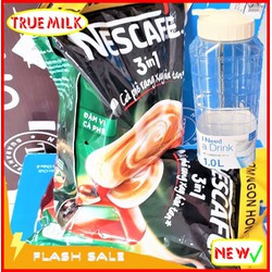 Combo x2 Túi Cafe Nescafe Túi Xanh 46gói x 17g (Tặng Bình Lock & Lock) - Ca phe rang xay hoa tan - ca phe sua da  - ca phe 3in1 - café 3in1 - ca phe hoa tan - café pha san- nescafe bich xanh - nesxanh46 Trueme TrueMilk TrueMeNews SendoTrueMe