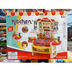 Đồ chơi nhà bếp 30 chi tiết có đèn và nhạc 3830-52 kitchen play set