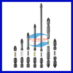 Mũi bắn vít siêu cường D2 - PH2 từ tính cao đủ chiều dài khác nhau cho máy khoan