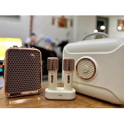 Loa Bluetooth kèm 2 Míc Karaoke Divoom SongBird-HQ 50W