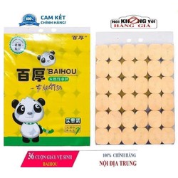 GIẤY VỆ SINH GẤU TRÚC SIPAO 36 GÓI SIÊU DAI , KHÔNG TẨY TRẮNG