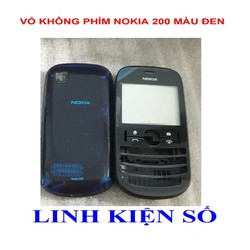 VỎ KHÔNG PHÍM NOKIA 200 MÀU ĐEN