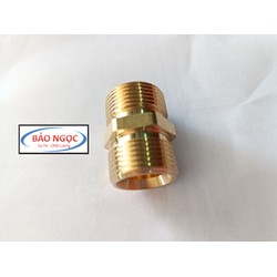 2 đầu Nối Ren ngoài 22 máy rửa xe bằng đồng giá bán 1 cái
