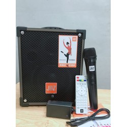 Loa kéo di động JBZ NE 106 120w thùng gỗ siêu hay 1 mic ko dây hát karaoke
