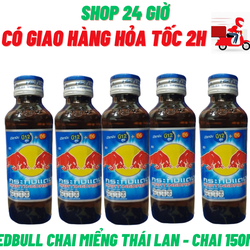 combo 5 chai Redbull Chai Nhập Khẩu Thái Lan Mẫu Mới - Chai 150 Ml