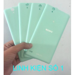 NẮP LƯNG SONY C4 MÀU XANH
