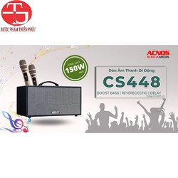 [HCM] Loa karaoke xách tay Acnos CS448 New 2024 - chính hãng (Loa 2 đường tiếng, 2 bass 16cm, 2 loa treble, 750W, 2 Micro UHF) - Công Ty Thiên Phúc