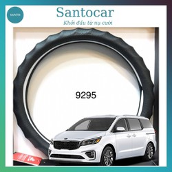 Bọc vô lăng xe Kia Sedona Circle Cool 9295 cao cấp , bao tay lái xe ô tô cao cấp - Santocar