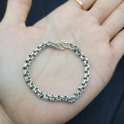 Lắc Tay Lắc Chân Bạc Cho Bé 14Cm, Bạc Dày Dặn Cực Kỳ, Cầm Chắc Tay Không Lo Bị Đứt - Phong Thủy TUDO