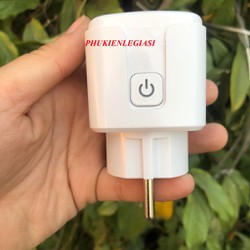 Ổ cắm công tắc 16A 20A Chân Tròn Wifi tuya và smartlife điều khiển từ xa các thiết bị điện trong gia đình có công tắc
