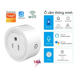 Ổ cắm điện điều khiển từ xa qua WIFI Tuya, điều khiển từ xa bằng điện thoại