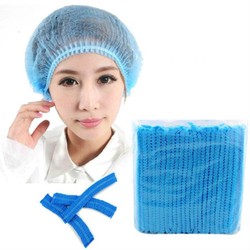 Bọc tóc con sâu, mũ giấy trùm đầu (túi 100 chiếc)