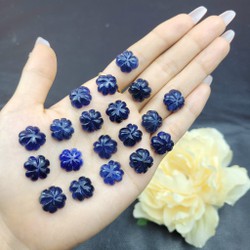 Cỏ 4 Lá Lapis Lazuli Lỗ Bụng 2li - Phong Thủy TUDO