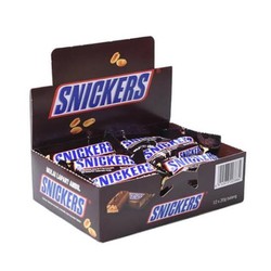 Kẹo Sôcôla Snickers Nhân Đậu Phộng Chocolate (Hộp Nhỏ 12 Thanh)