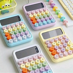 Máy tính cầm tay, bỏ túi phím cơ 'không bao gồm pin' nhiều màu sắc xinh xắn, thiết kế nhỏ gọn