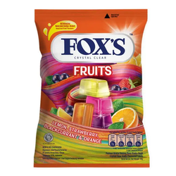 Kẹo Trái Cây Hỗn Hợp 2 Loại (Cam) Fox's Fruit (Gói 125g)