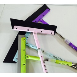 Cây Lau Kính, Gạt Nước Cán Dài Gấp Gọn Đầu Xoay 360 Độ