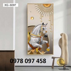 Tranh phong thủy cho gia chủ tuổi Ngọ - gạch tranh 3D