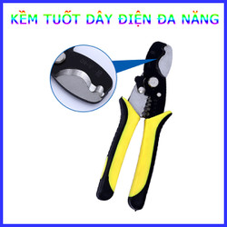 Kềm Cắt, Tuốt, Lột Vỏ Dây Cáp, Dây Điện CR-V 8 Inches 18cm Thép Siêu Bền