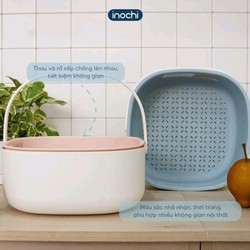 Bộ thau rổ có quai xách Yoko
