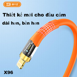 Cáp Sạc Nhanh 100W BYZ XT96 USB Ra IPHO