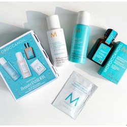 Set 4 món gội, xả, dầu dưỡng, kem dưỡng da tay Moroccanoil Sephora Beauty Insider mini size chuẩn auth