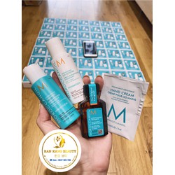 Set 4 món gội, xả, dầu dưỡng, kem dưỡng da tay Moroccanoil Sephora Beauty Insider mini size