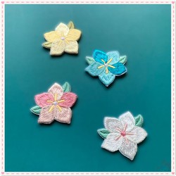 Miếng Dán Trang Trí Hình Sakura Ngọt Ngào Dễ Thương - 1 Hình Dán Ủi Trang Trí Quần Áo