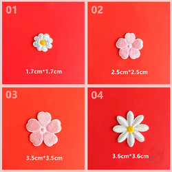 Miếng vá dán quần áo thiết kế hình bông hoa tự dính đẹp mắt