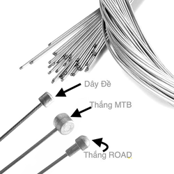 Dây Đề, Dây Phanh MTB Dùng Cho Xe Đạp Thường, Xe Đạp Leo Núi, Xe Đạp Thể Thao, Dây Phanh ROAD Dùng Cho Xe Đua