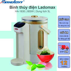 Bình thủy điện thông minh Ladomax HA-1630 chỉnh lượng nước và nhiệt độ giữ ấm, có chế độ khử Clo nước máy