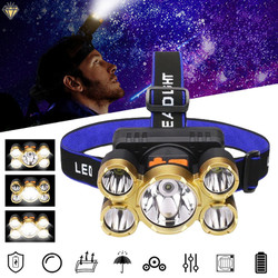 Đèn Đội Đầu 5 Bóng Siêu Sáng