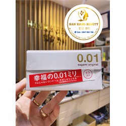 Bao cao su Sagami Original 0.01 cao cấp, siêu mỏng nhất thế giới