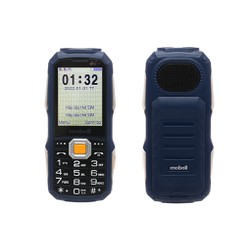Điện thoại Mobell Rock 4. Màu xanh lá và màu Xanh dương