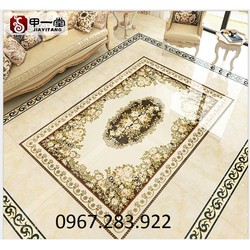 Gạch thảm 3d lát sàn phòng khách nhập khẩu