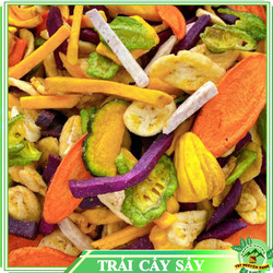 500GR RAU CỦ TRÁI CÂY SẤY THẬP CẨM GIA LAI LOẠI 1