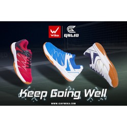 Giày cầu lông, bóng chuyền, bóng rổ Wika Galio cao cấp